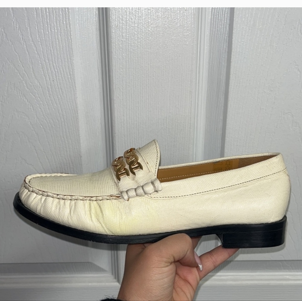 Sandro chain loafers with discoloration and yellowing - Picture 6 of 6
